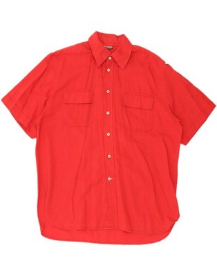 INVICTA Herren Kurzarm Hemd XL rot AX03