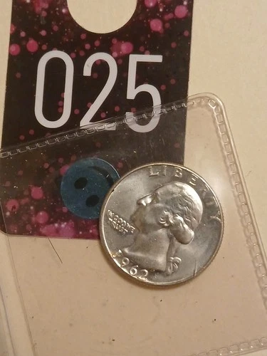 1962p Silver Quarter Au/Bu Choice Beautiful Coin