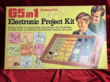 VTG Radio Shack Tandy 1972 Science Fair 65 in 1 Electronic Project Kit Manual