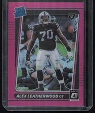 #266 2021 Donruss Optic Alex Leatherwood Pink Rookie RC Las Vegas Raiders