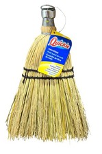 CORN WHISK Hand BROOM yellow straw Fibers Classic valet shop car QUICKIE 405