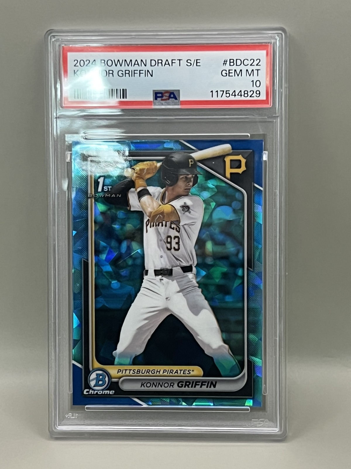2024 Bowman Chrome Draft Sapphire Edition - Konnor Griffin #BDC-22 (RC) PSA 10