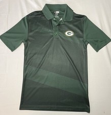 NFL Team Apparel Men's Size Small TX3 Cool Green Bay Packers Short Sleeve Polo