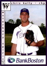 1999 Waterbury Spirit Warning Track #12 Chris Kelly Staten Island New York Card