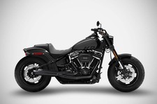 Harley Davidson Fat Bob 114 2017-2024 Zard Exhaust Full System 2in1 Inox Black