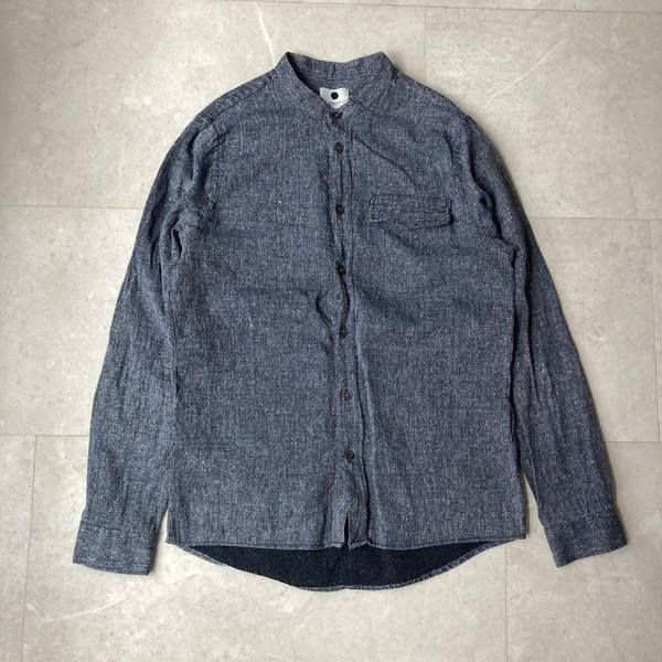 Men NN07 Shirt Navy Cotton M