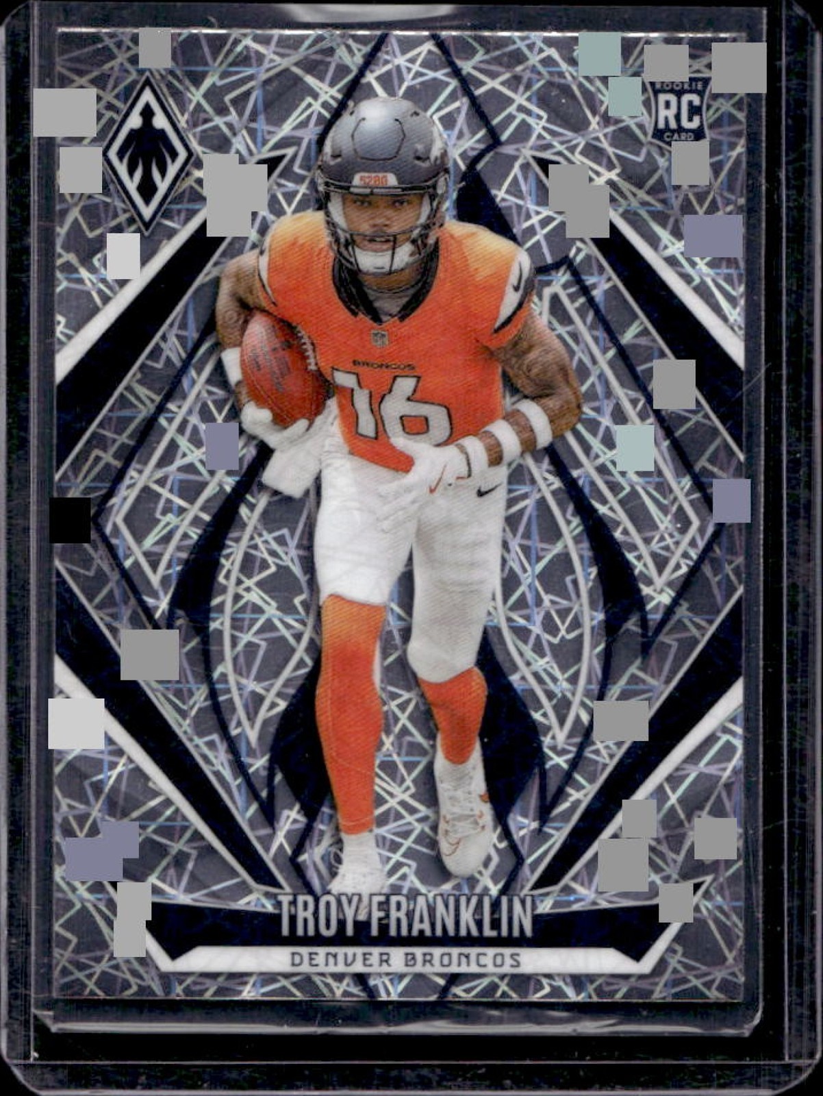 2024 Phoenix Troy Franklin RC Lazer Rookie #244 Broncos