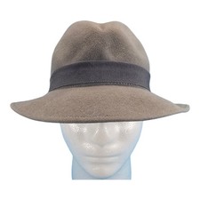 Vintage Capo Austria Wool Felt Grat Hat Design Con Fure Women's