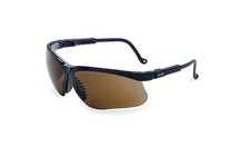 Honeywell Genesis Safety Glasses with Uvextreme Anti-Fog Coating, Black Frame