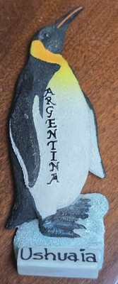 4¼''Locker Fridge Magnet Emperor Penguin Swimming Bird Ushuaia Argentina Souvenir