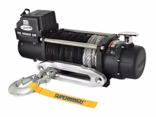 Superwinch 1511201 Tiger Shark 11500SR 12V Winch 11,500lb/5,216kg Synthetic