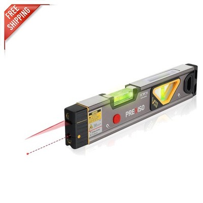 Compact 2-in-1 Laser & Spirit Level with Magnetic Base - Ultimate Accuracy