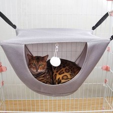 Cat Cage Hammock Bed   Hanging Swing Basket for Resting Cats