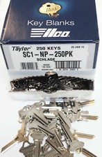 250 Schlage Key Blanks ILCO Nickel Plated