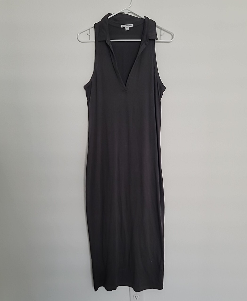 Standard James Perse Collared Neck Pullover Split… - image 1