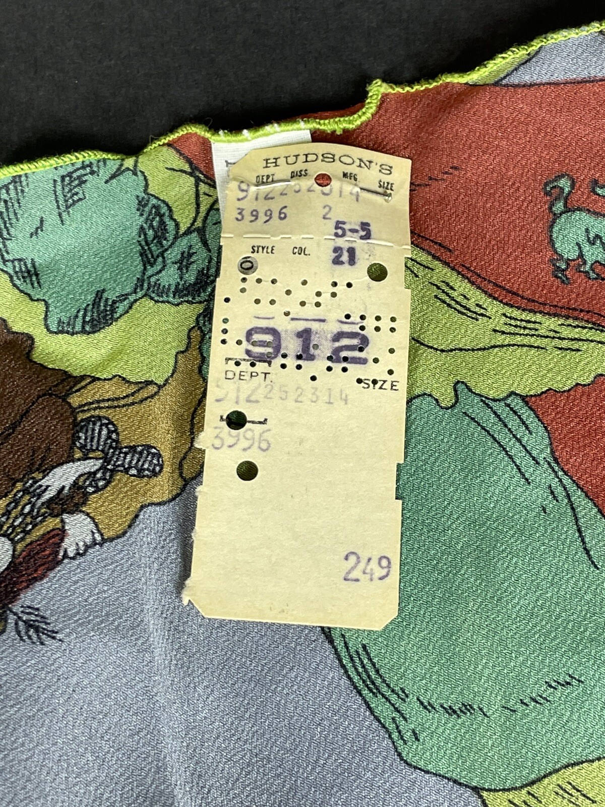 1970s Rectangular Psychedelic Royal Lovers Zodiac… - image 4