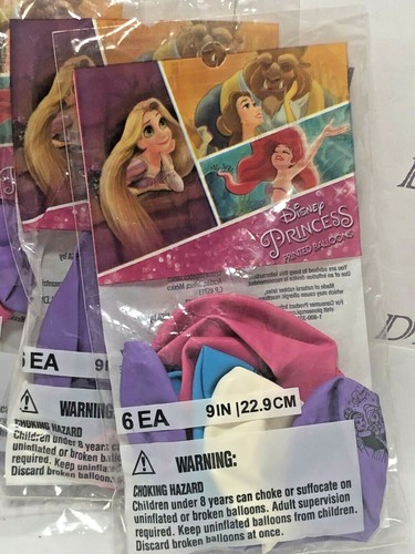 Suministros para fiestas de cumpleaños "Princesa Disney", platos, pancartas, servilletas, globos - Imagen 87 de 127
