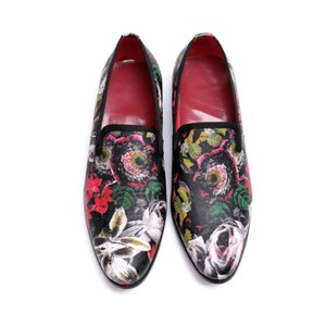 loafers with flowers