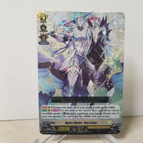 Cardfight Vanguard TCG Apex Ruler, Bastion D-SD03/001EN Foil | eBay