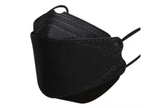 10/30/50/100PCS Black White KF94 Disposable Face Mask 4 Layers Adult Face Cover