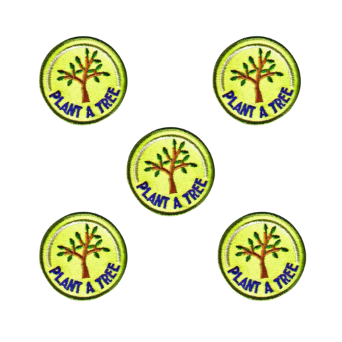 Plant A Tree (5- Pack) Iron On Patch - Picture 1 of 4