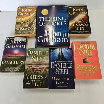 Lot of Danielle Steel Romance Mass Market Paperback Books MIX +others!