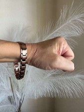 Beautiful Copper Magnetic Bracelet Men Restore Balance Energy Arthritis Pain