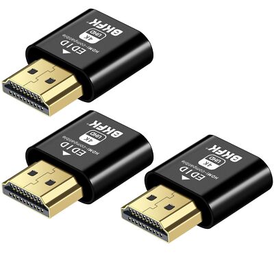 HDMI Dummy Plug 4K,Virtual Monitor EDID Emulator, Headless Display Adapter,He...