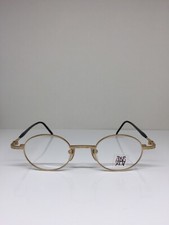 Vintage Jean Paul Gaultier JPG 57-7103 Eyeglasses C. Brushed Gold 44-22mm Japan