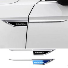 Für Mitsubishi Evolution X Zubehör Kotflügel Abzeichen Aufkleber Side Embleme