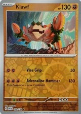 122/198 KLAWF REVERSE HOLO SCARLET & VIOLET POKEMON CARD
