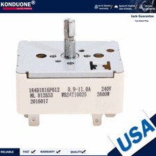 For GE Electric Ranges 8 Inch Infinite Control Switch WB24T10025 PS236750 154510