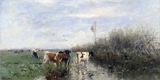 Tile Mural Cows in a meadow W. Maris Kitchen Bathroom Backsplash Marble Ceramic