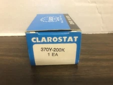 370Y200K 200,000Ω ohm ohms Multiturn Potentiometer 20-turn New NOS NIB 1 watt