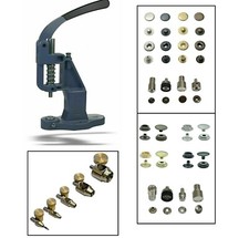 S-Feder, Ringfeder Druckknöpfe 10mm, 12,5mm, 15mm, stahl, Ösenpresse, Nieten