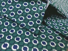 HUGO BOSS Slim Fit Sz L Green Polka Dot Button Shirt Cotton