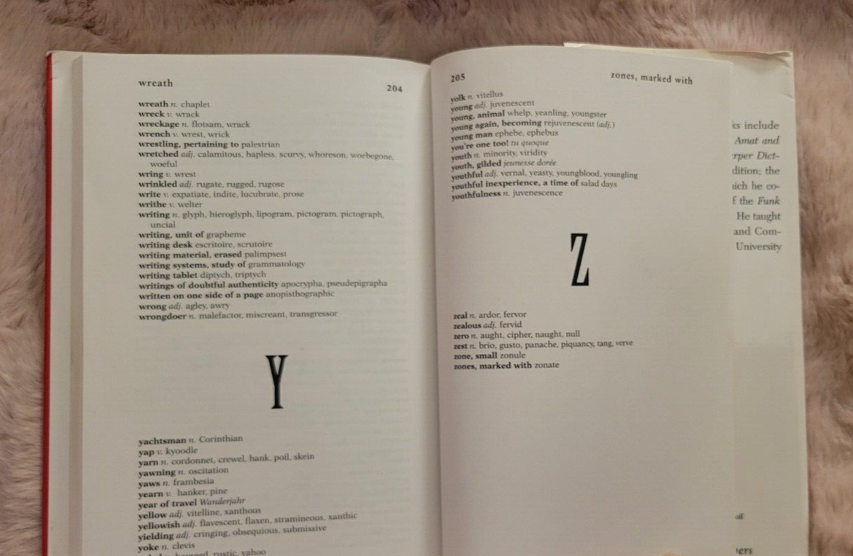 The Highly Selective Thesaurus for the Extraordinarily Literate VERY