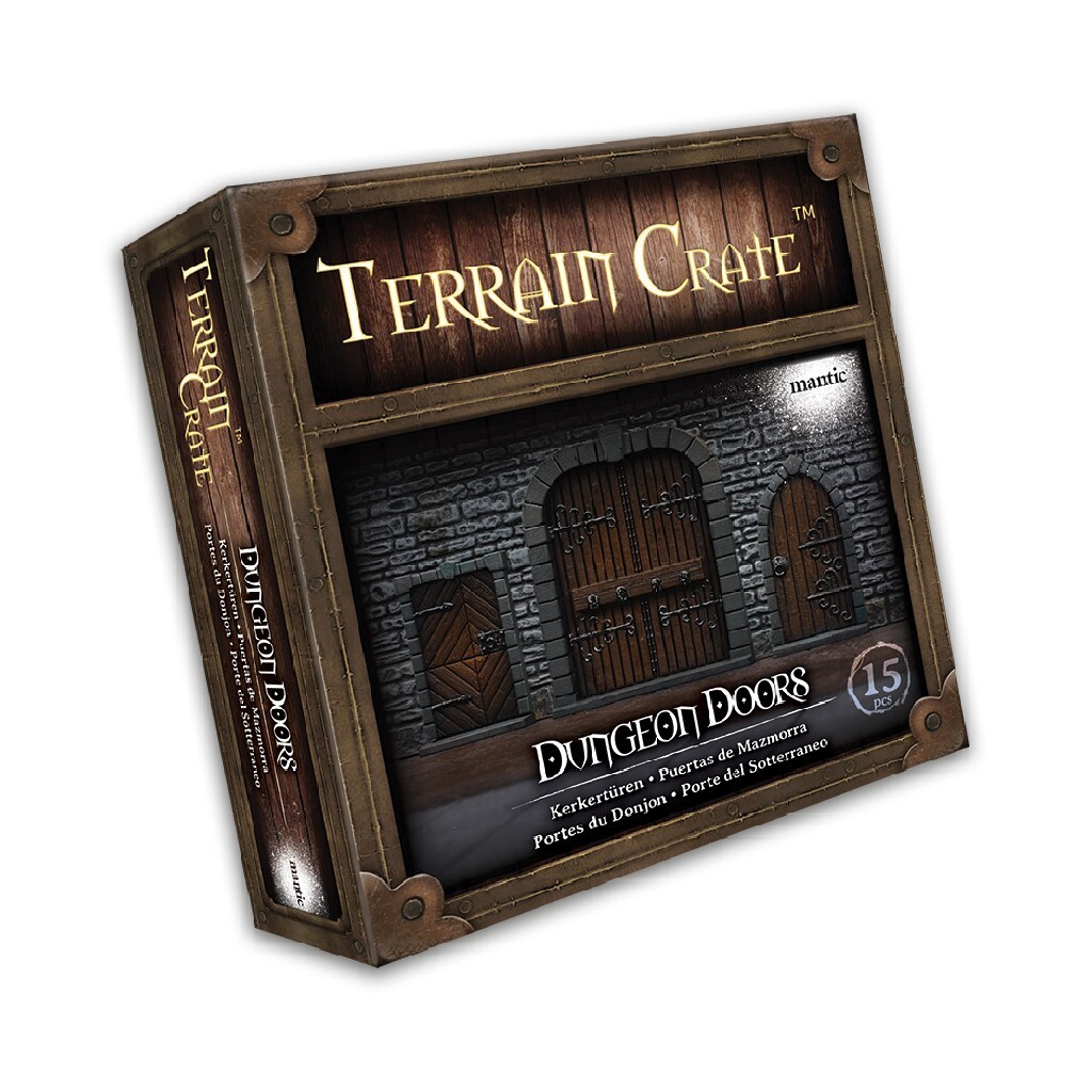Dungeon Doors Terrain Crate Mantic Games D-D Miniatures NIB 5290₽
