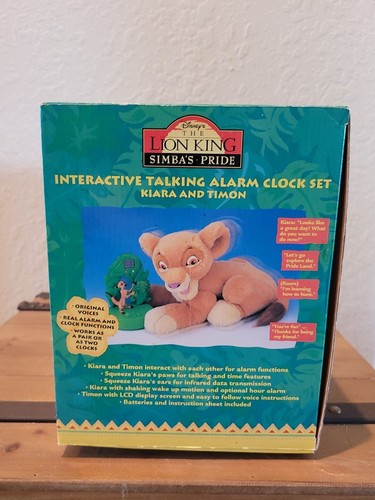 Disney König der Löwen Simbas Stolz interaktiver sprechender Wecker Set EUC - Bild 7 von 9
