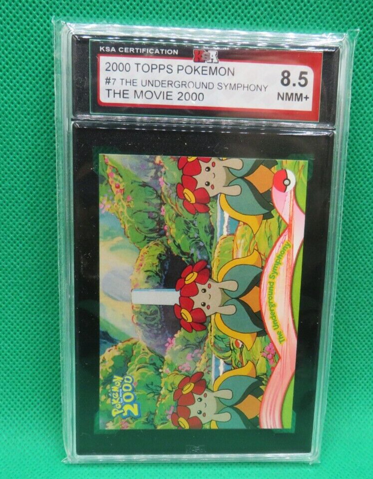 Pokemon  KSA 8.5 2000 Topps #7 The Underground Symphony The Movie 2000