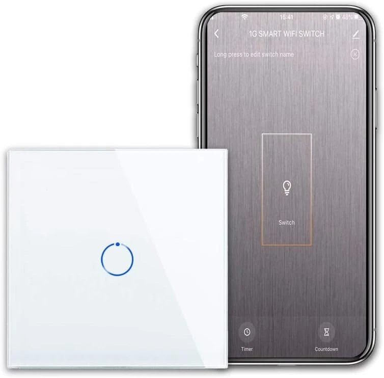 CNBINGO WiFi Smart Light Switch Work with Alexa Google Assistant Multi Way Con