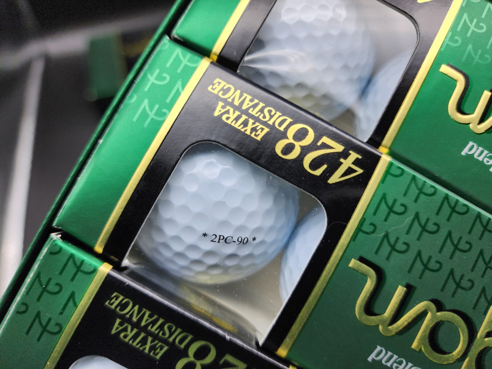 Vintage Ben Hogan 428 Extra Distance One Dozen 4 Sleeves Golf Ball Box