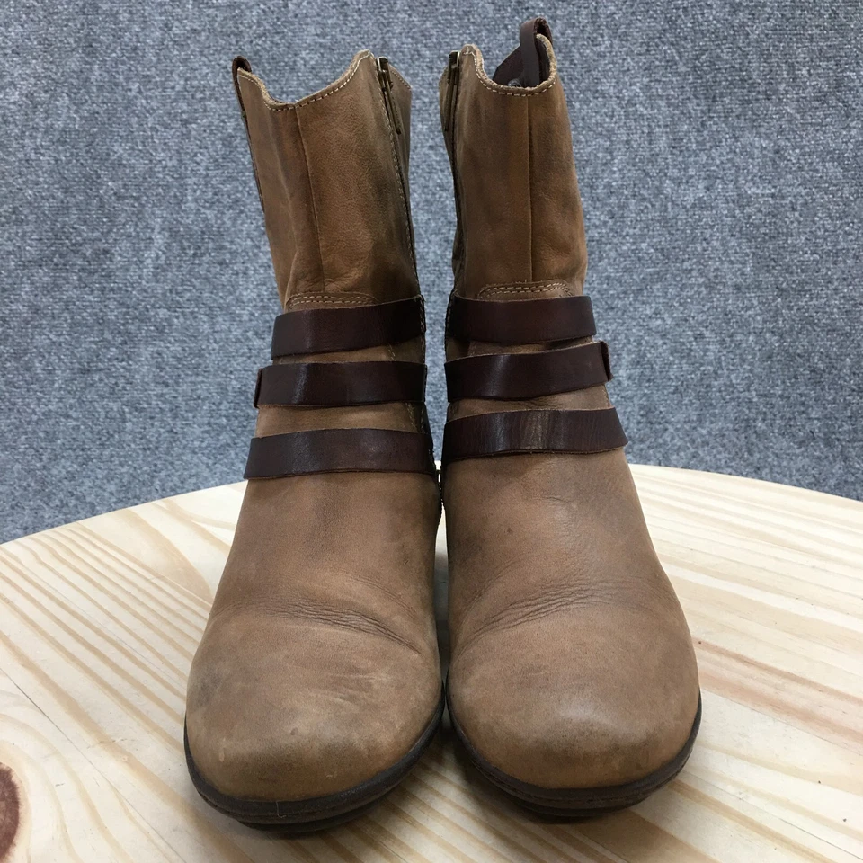 Pikolinos Botas Mujer 40 Brujas Media Pantorrilla Cremallera Lateral Bota Occidental Cuero Marrón Foto 4 de 4