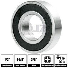  Qty.1 New 1616-2RS Deep Groove Radial Ball Bearing 1/2in x 1-1/8in x 3/8in 