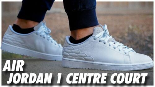 Size 11 - Jordan 1 Centre Court White on White for sale online | eBay
