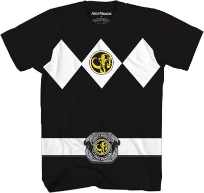 Mighty Morphin Power Rangers Red Blue Pink Green Black Halloween