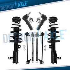Front Struts & Coil Spring Tie Rod Ends Sway Bars for 2012 - 2016 Buick Regal