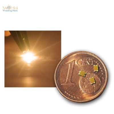 100 SMD LEDs 0805 Warmweiß, warm-weiß SMDs white bianco blanc wit mini SMT LED