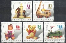 Germany Stamp B902-B906  - Toys and Games