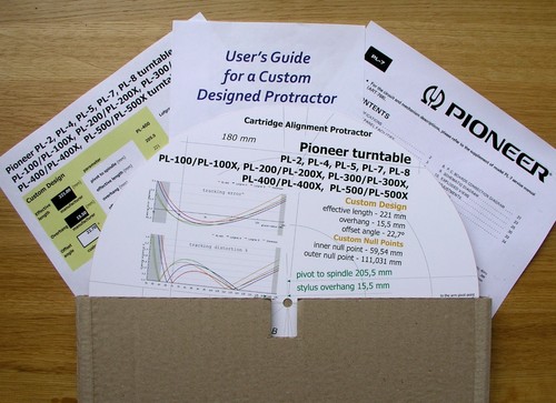 Protrattore cartuccia per giradischi Pioneer PL-2/4/5/7/8 & PL-100/200/300/400/500 - Foto 6 di 8
